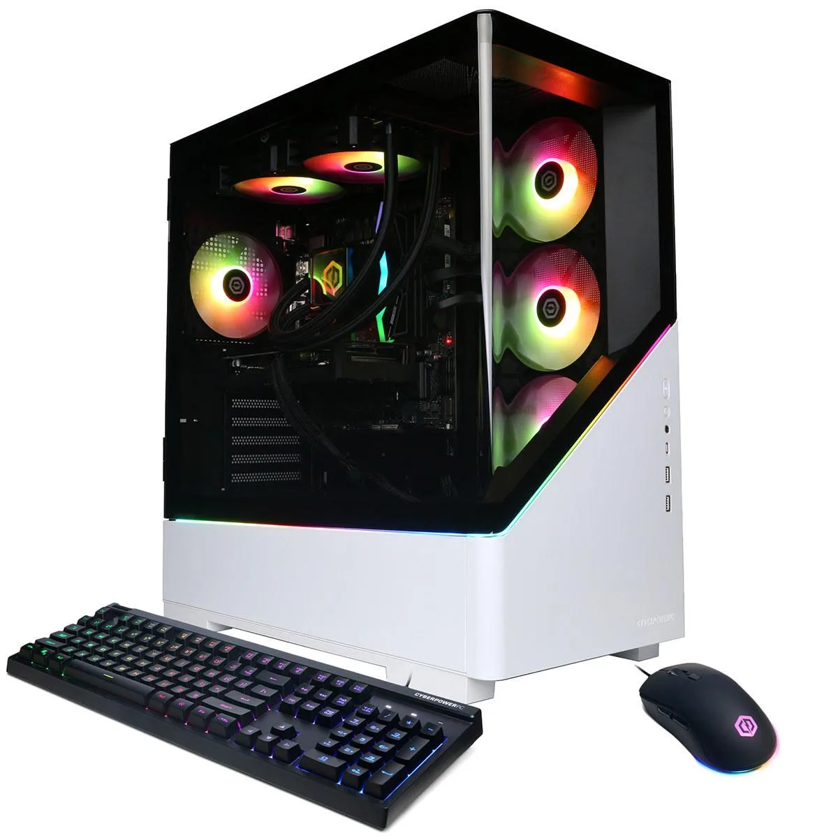 CyberpowerPC CyberpowerPC Gamer Supreme Intel Core Ultra 7 265F 16GB 2TB RTX 5060 White — produktfoto