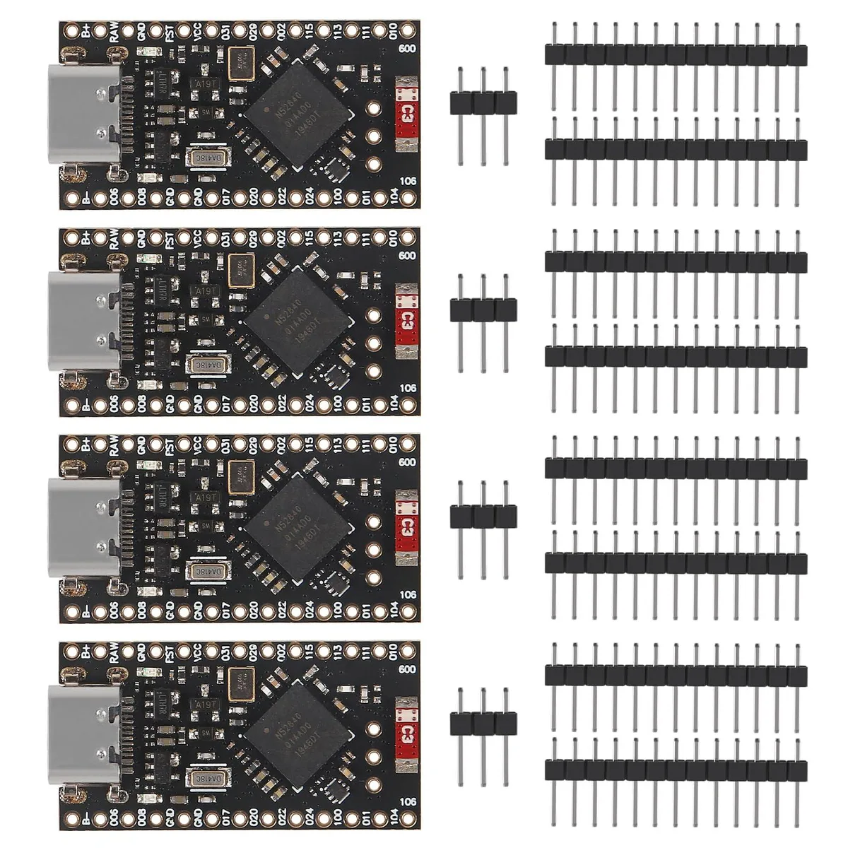 KEHIPI KEHIPI 4PCS NRF52840 Development Board 64MHz 1MB 256KB — תמונת המוצר
