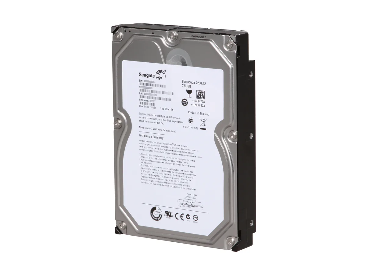 Seagate Seagate ST3750528AS 750GB 7200 RPM 32MB SATA 3.0Gb/s 3.5" internal hard drive — φωτογραφία προϊόντος