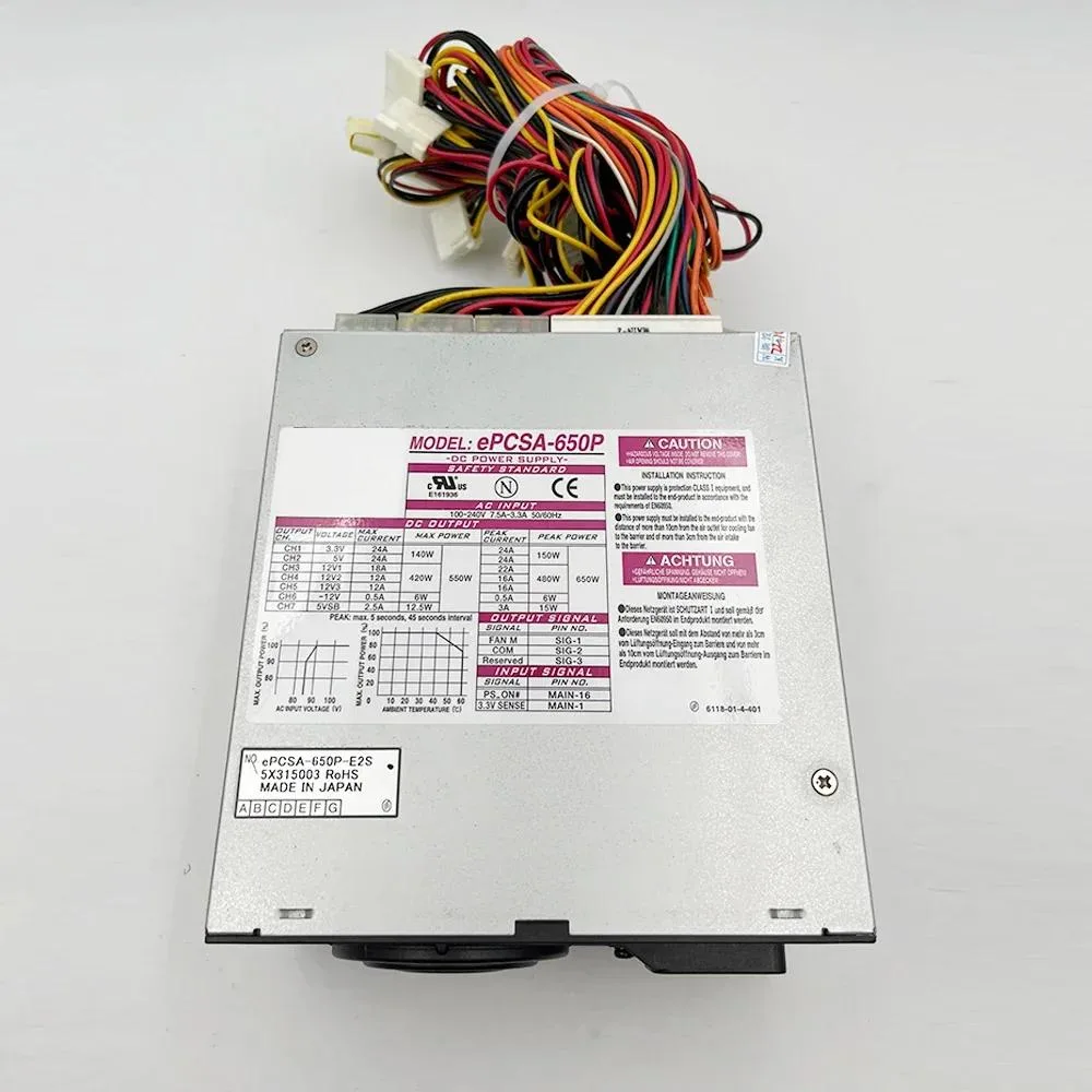 KHACHIMO 650W ATX industrial medical power supply unit