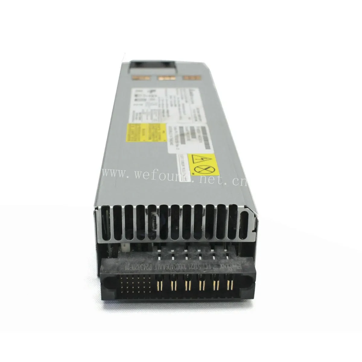 Rectangular ATX power supply unit in matte black finish