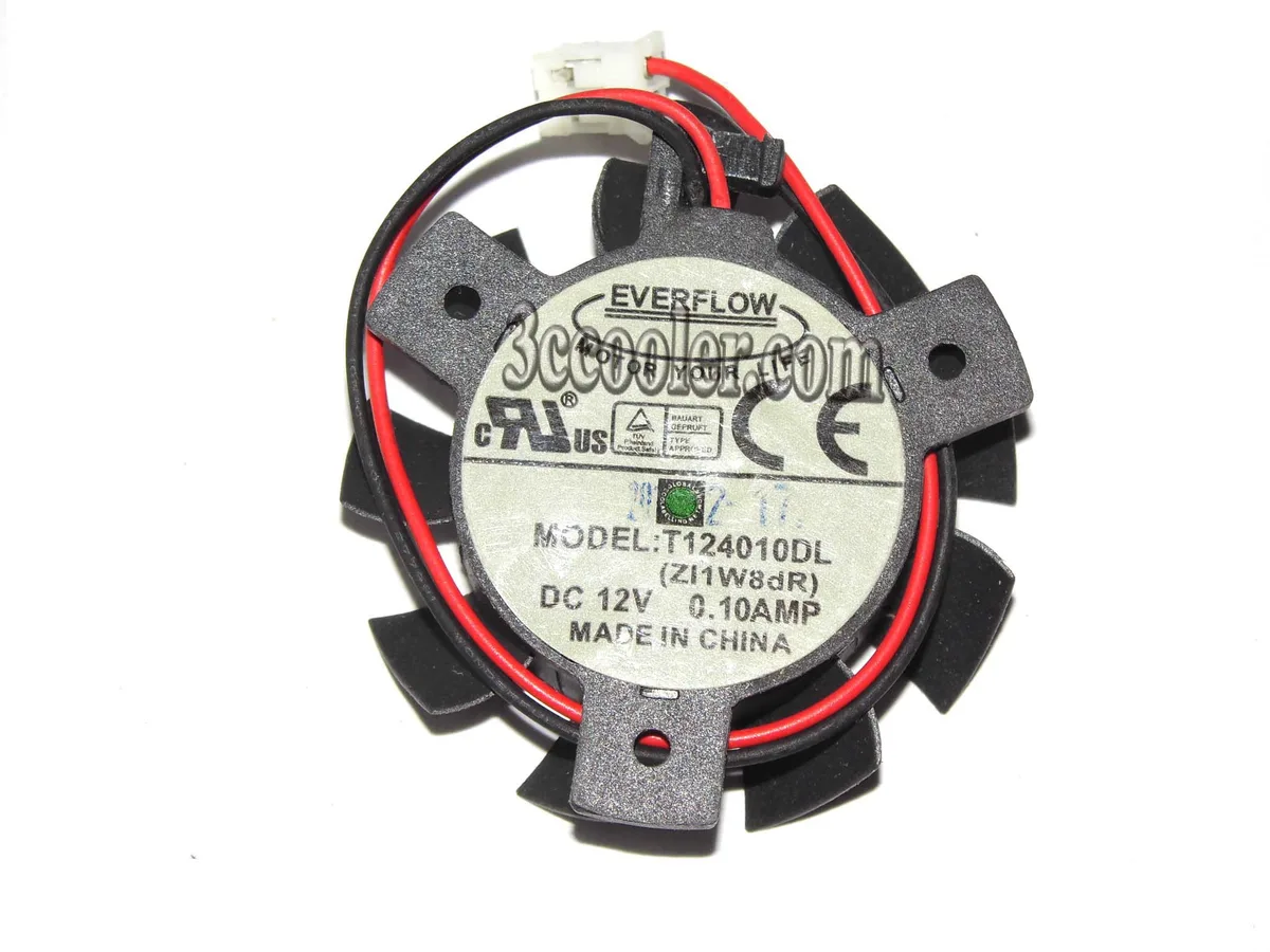 OEM Industries OEM Industries T124010DL 12V 0.1A 4010 CPU cooler — fotografia produktu