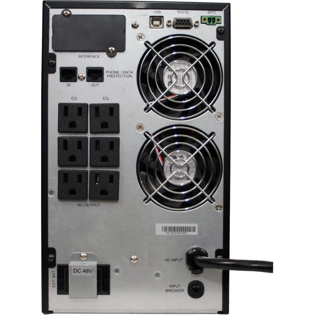 MINUTEMAN MINUTEMAN EC1500LCD 1500VA 1350W UPS 6 NEMA 5-15R Tower — ภาพสินค้า