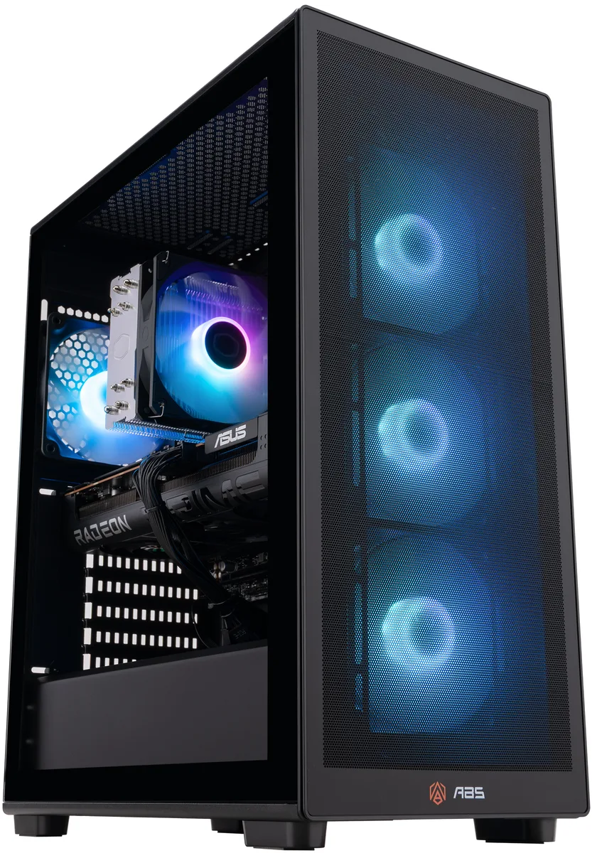 ABS ABS NPH#326 refurbished gaming PC Ryzen 7 9700X Radeon RX 9070 XT 16GB 32GB DDR5 1TB NVMe — photo du produit