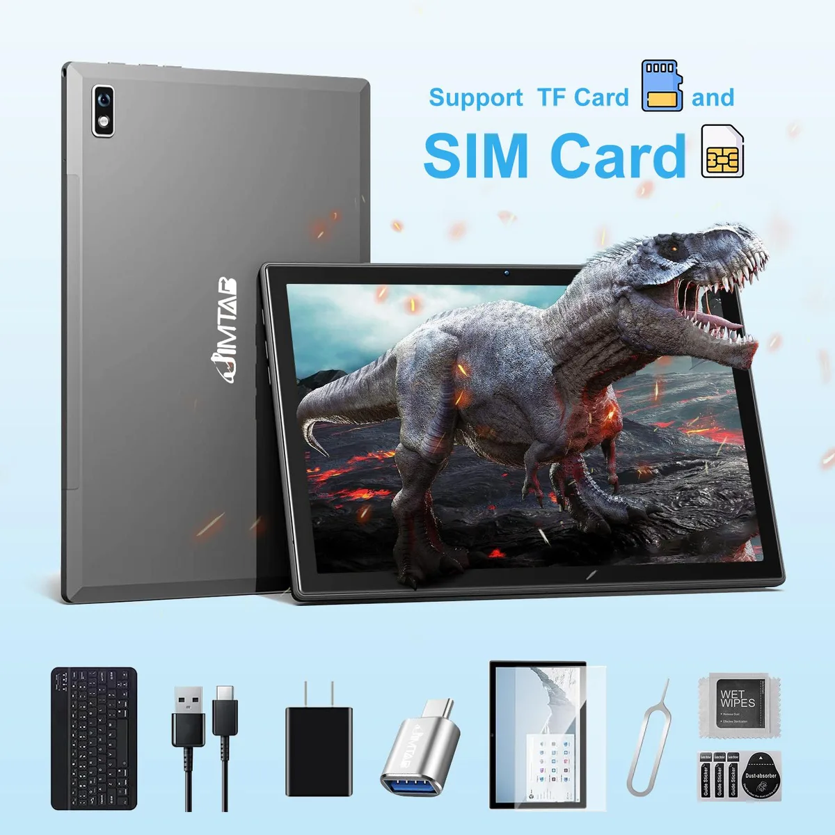 JIMTAB JIMTAB 10.1" Tablet RK3566 4GB 32GB Silver — 商品写真