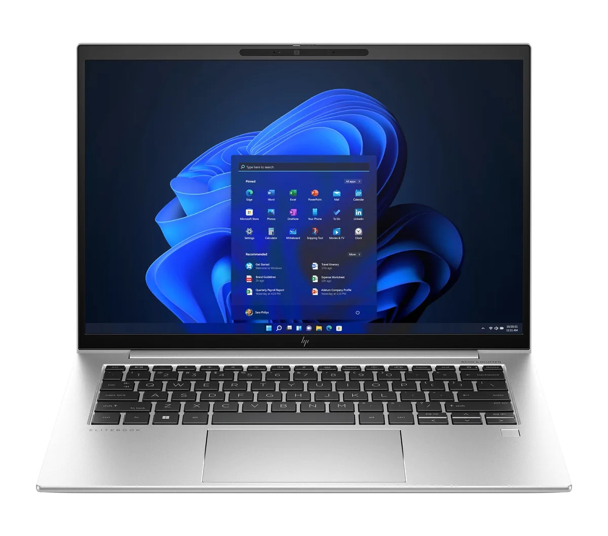 Silver 14 inch laptop, thin light business design, Grade A condition