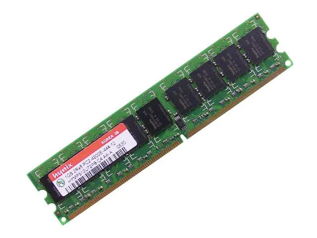 DELL DELL DDR2 533Mhz 1GB PC2-4200E ECC laptop RAM HYMP512U72P8-C4 — preces foto