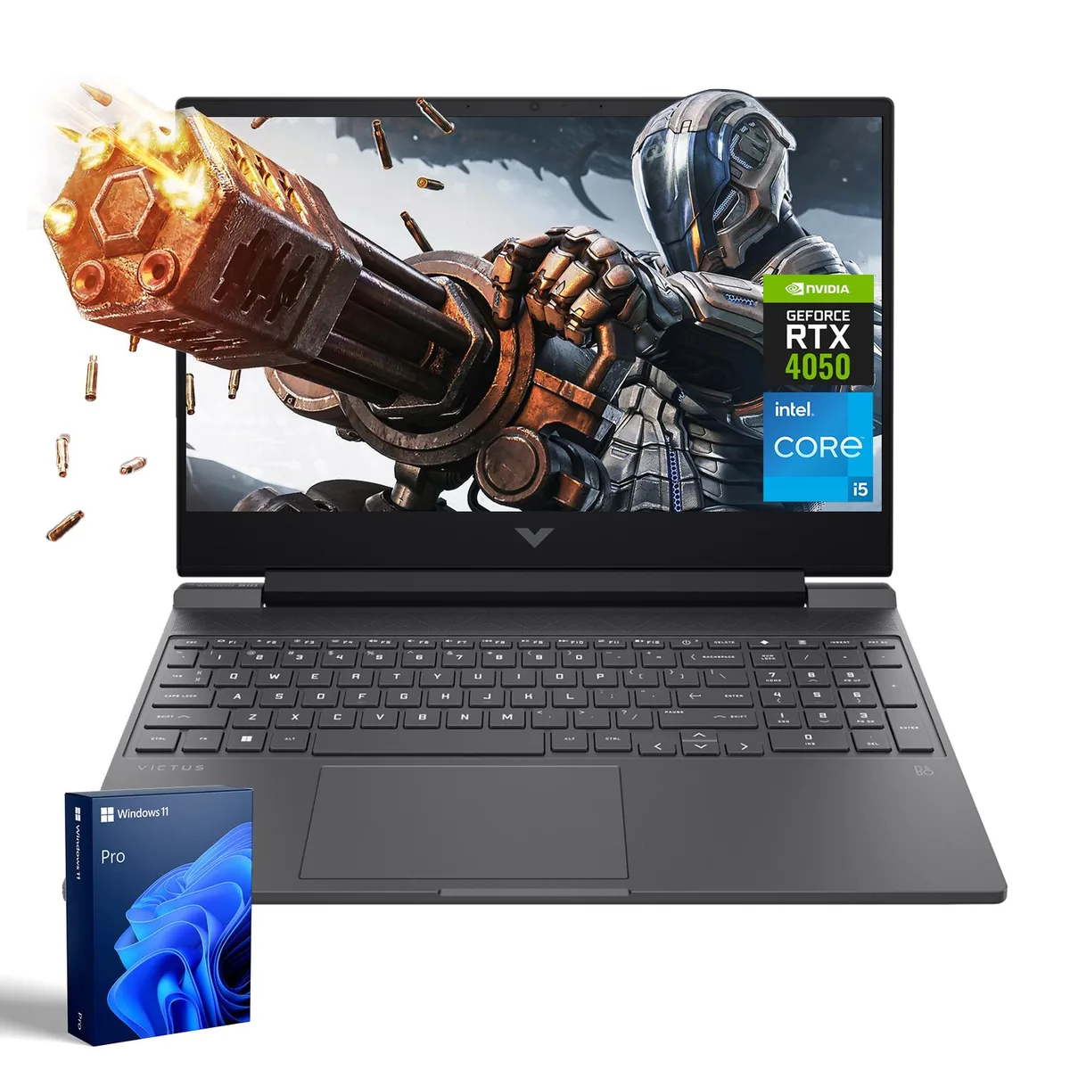 HP HP Victus 15 FA2701 gaming laptop Silver i5-13420H RTX 4050 16GB 1TB 144Hz — product photo
