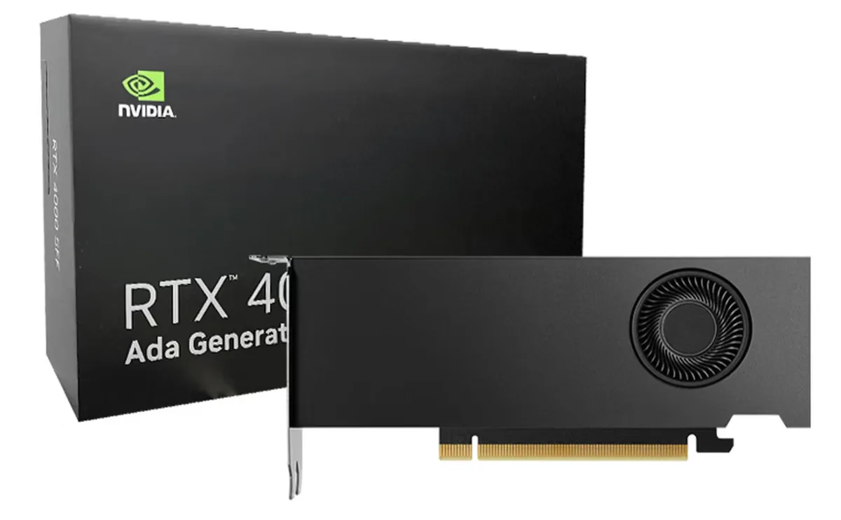 Compact dual-slot half-height card with four Mini DisplayPort outputs