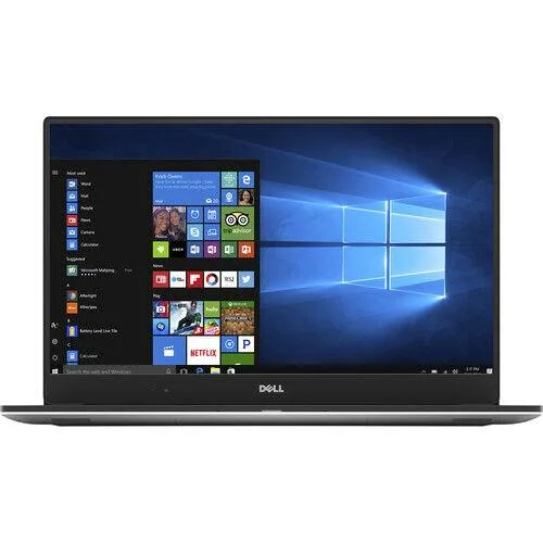 Silver Precision 5520 laptop, 15.6 inch non-touch FHD screen, slim gray chassis