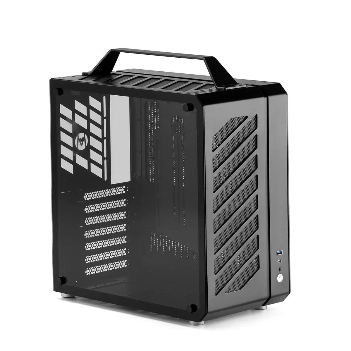 Mechanic master Mechanic Master C34 Compact ATX Case with Carry Handle (Elegant Black) — product photo