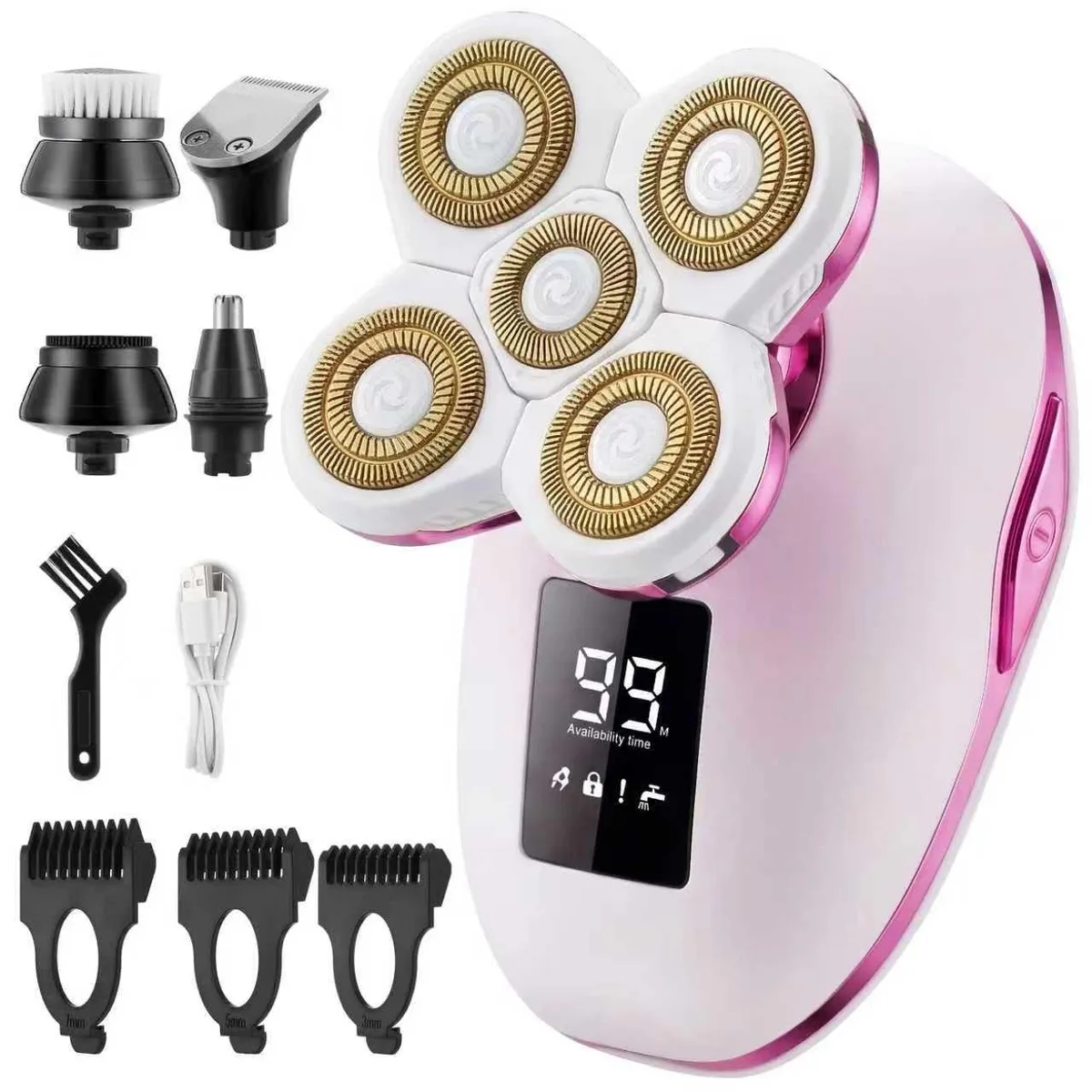 Psmicor 5-in-1 Lady Shaver Purple LCD 60 min — product photo