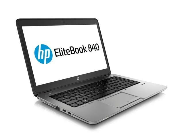 Silver and black 14 inch laptop with matte finish and backlit keyboard