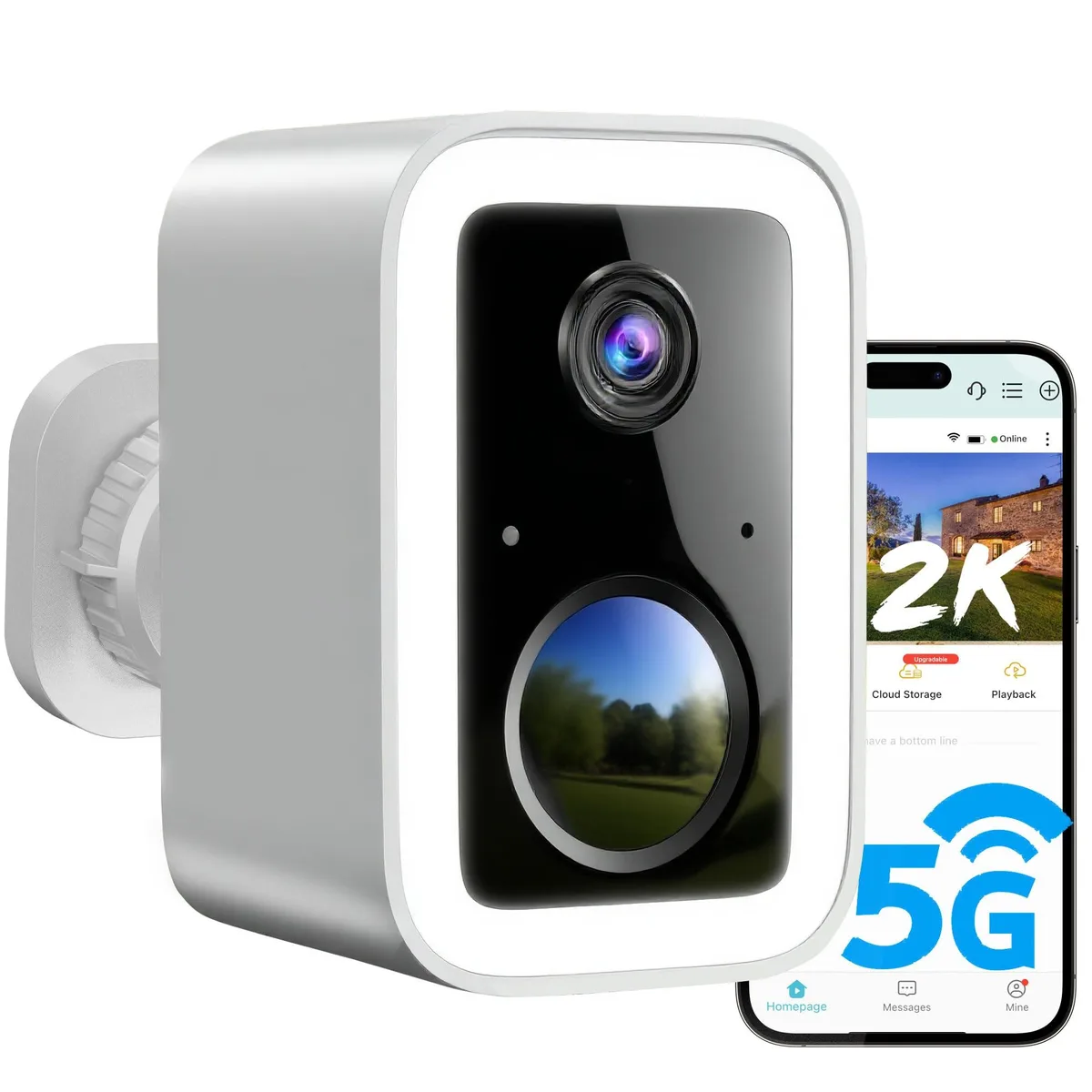  AVerMedia CB554 2K Wireless Security Camera System — 제품 사진