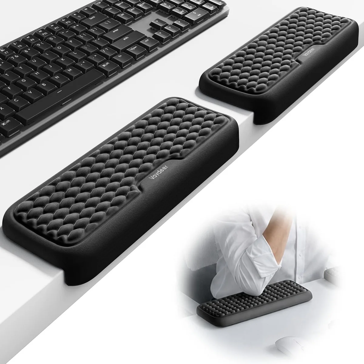  Vaydeer STR#011 L-Shaped Elbow Rest Pad 2Pcs 11.8 x 4.33 in — снимка на продукта