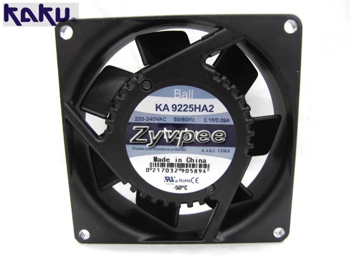 Zyvpee Zyvpee KA9225HA2 92mm AC Axial Case Fan 230V — 商品写真
