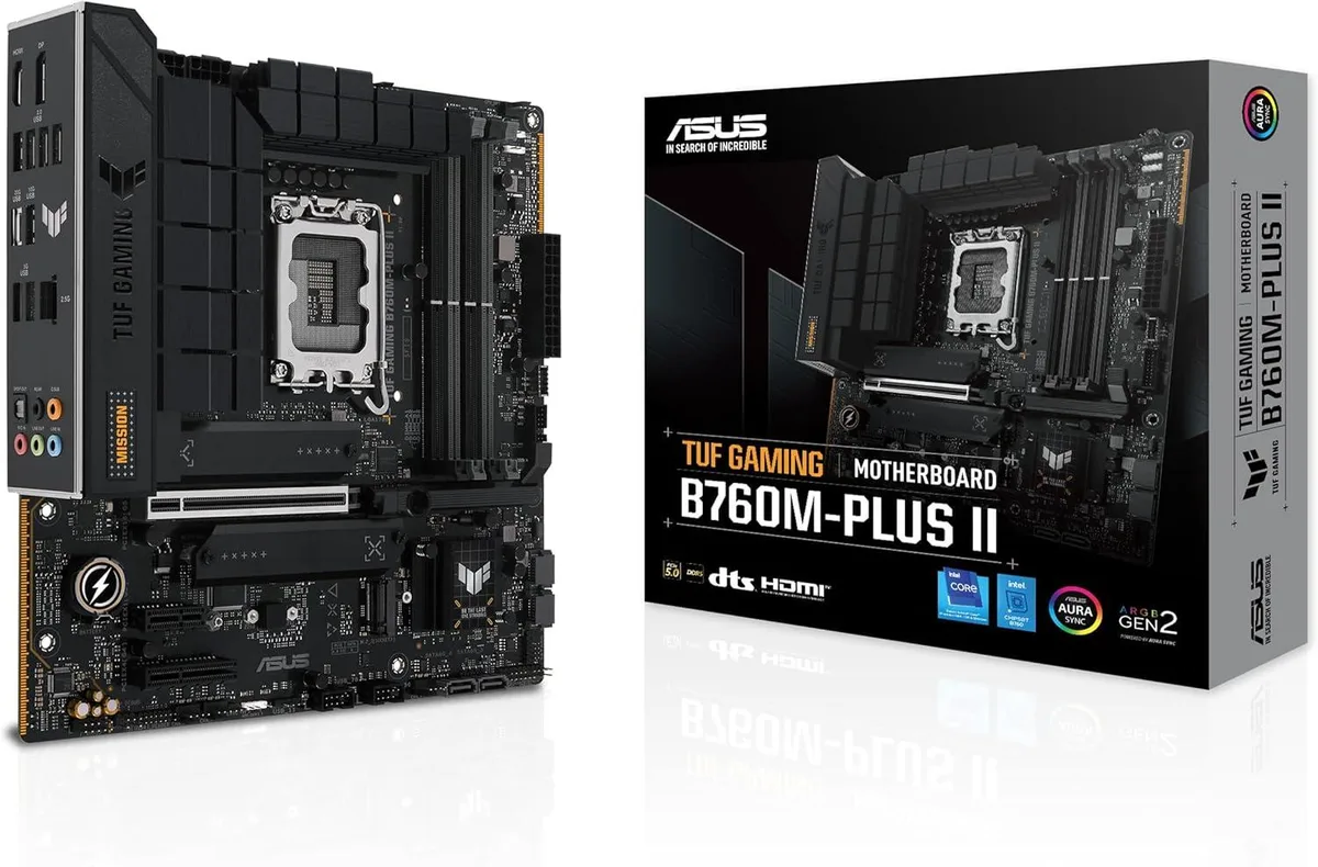 ASUS ASUS TUF GAMING B760M-PLUS II Intel B760 LGA 1700 mATX motherboard — product photo