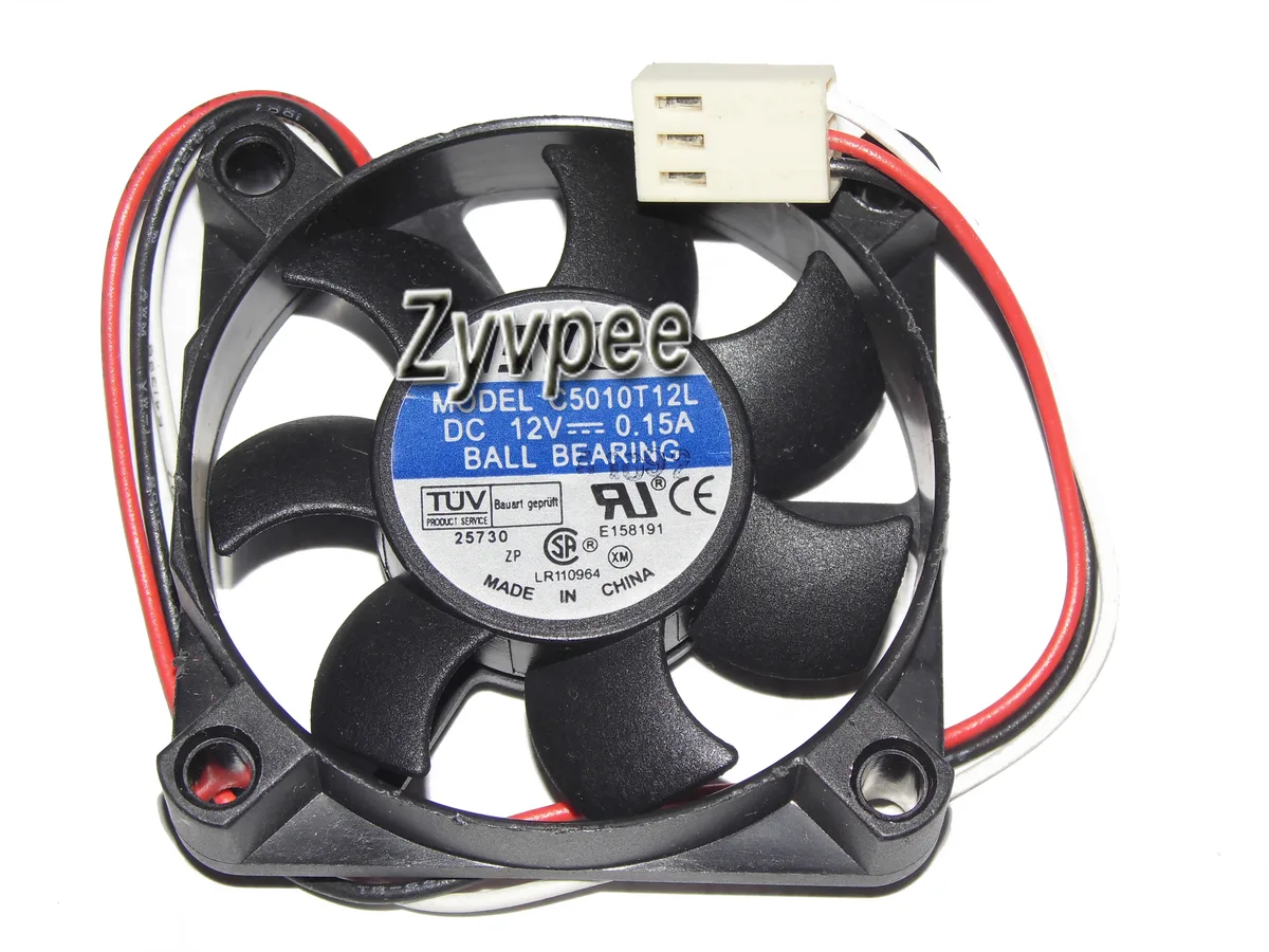OEM Industries OEM Industries C5010T12L 50mm 12V .15A 3-pin CPU cooler — photo du produit