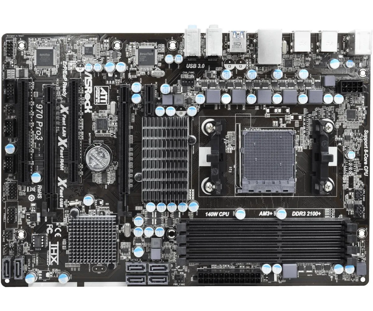 ASRock ASRock 970 PRO3 AM3+ AMD motherboard 32GB DDR3 — Produktfoto