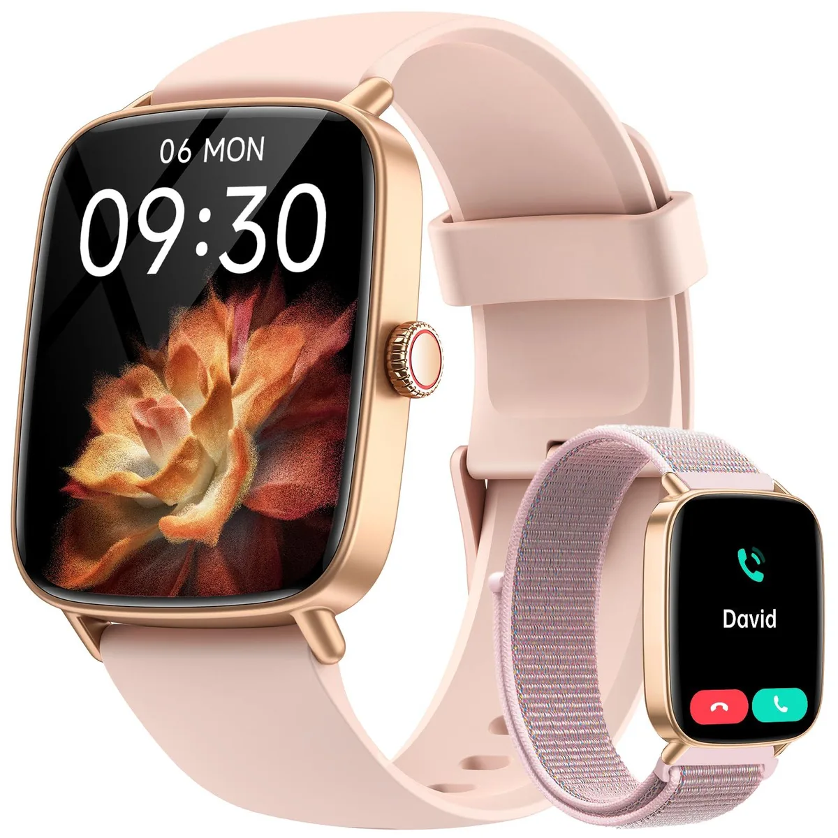  Penom Smart Watch Pink 1.85 in Bluetooth wearable technology — صورة المنتج