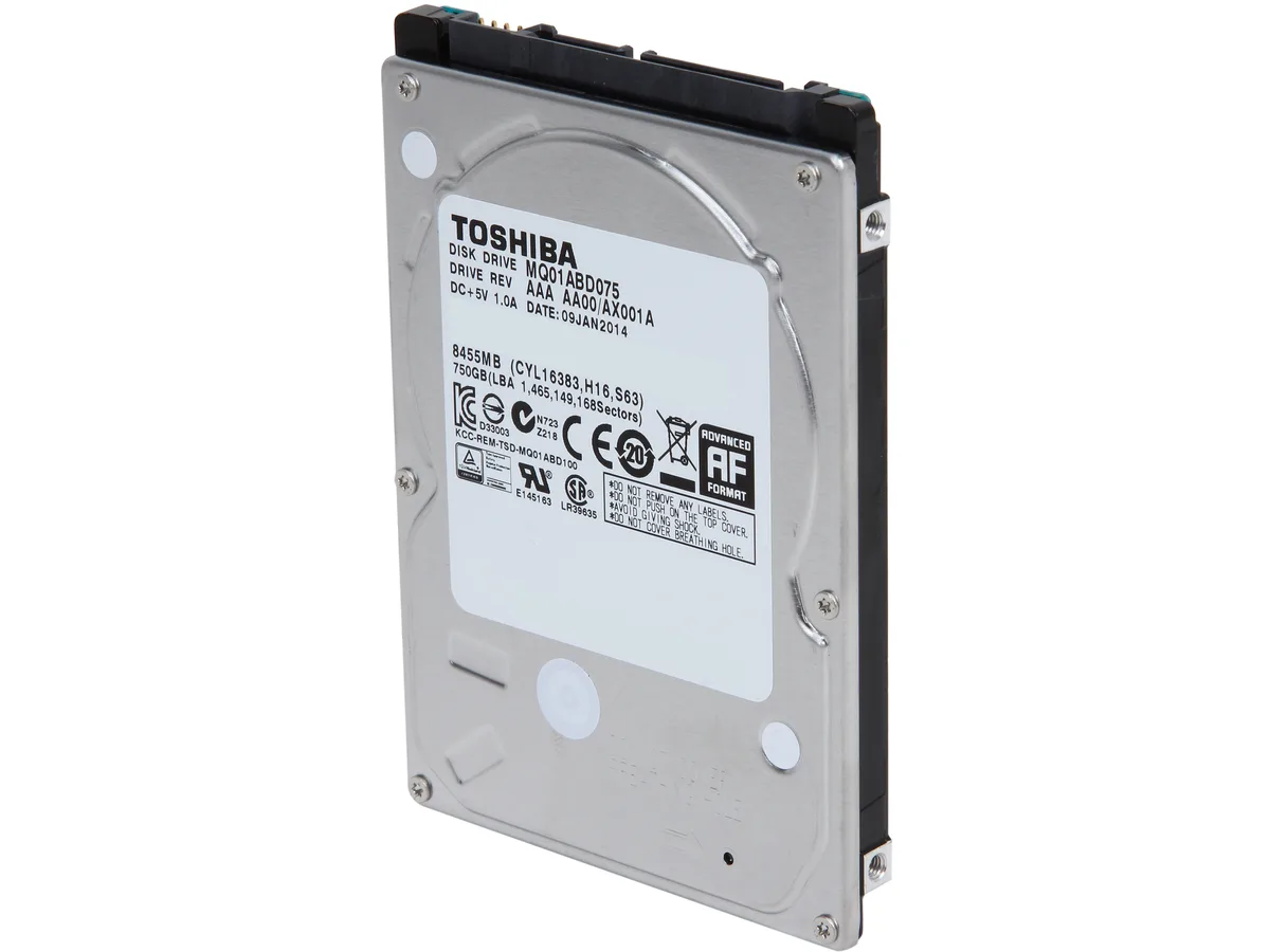 Toshiba Toshiba MQ01ABD075 750GB 5400 RPM laptop hard drive — 商品写真