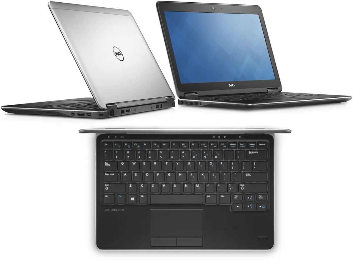 Silver Dell Latitude E7240 12.5 inch laptop closed lid