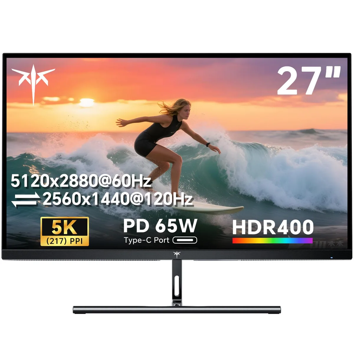 KTC KTC H27P3 27" 5120×2880 60/120Hz gaming monitor — photo du produit