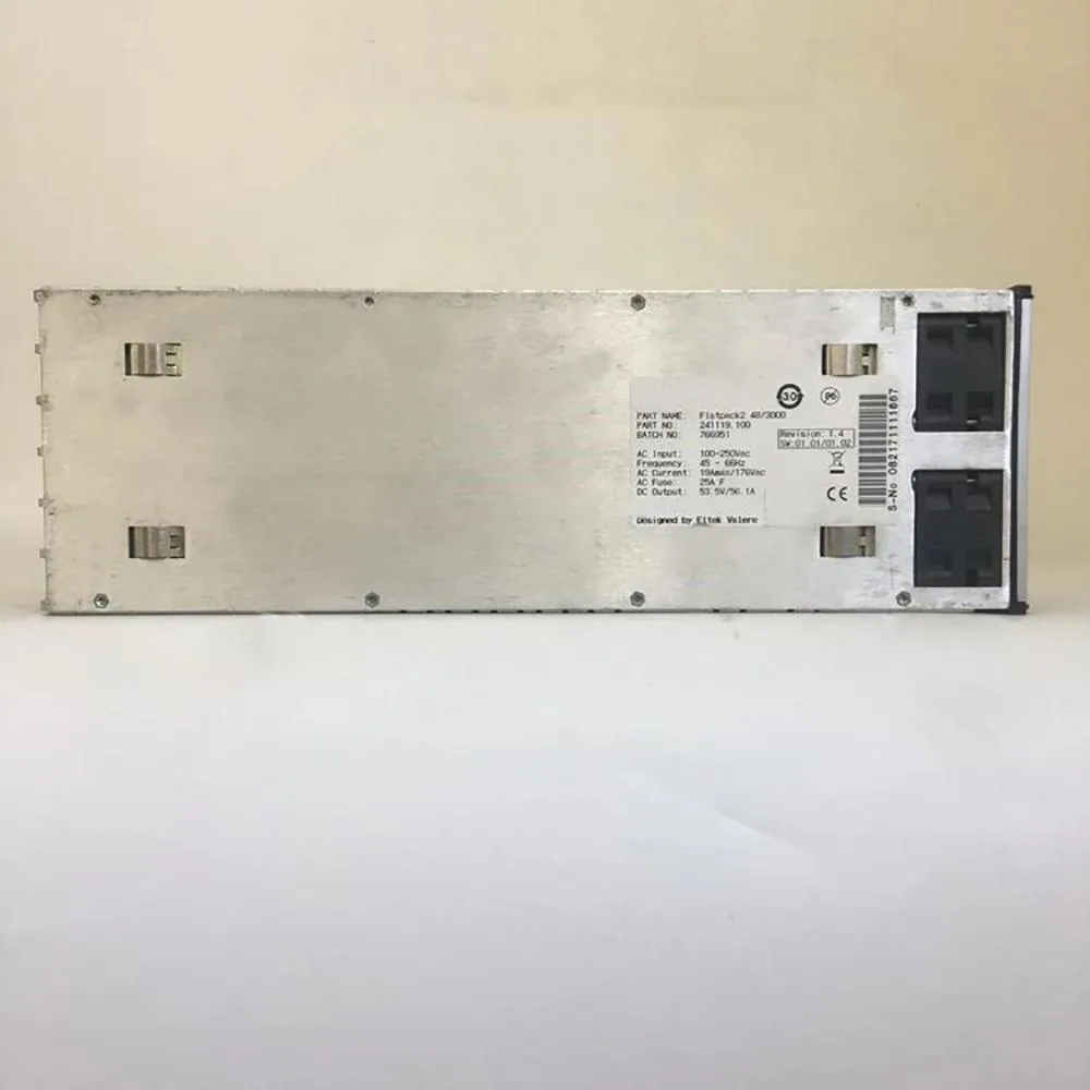 Rectangular silver ATX power supply unit, model 241119.100, 48V 3000W
