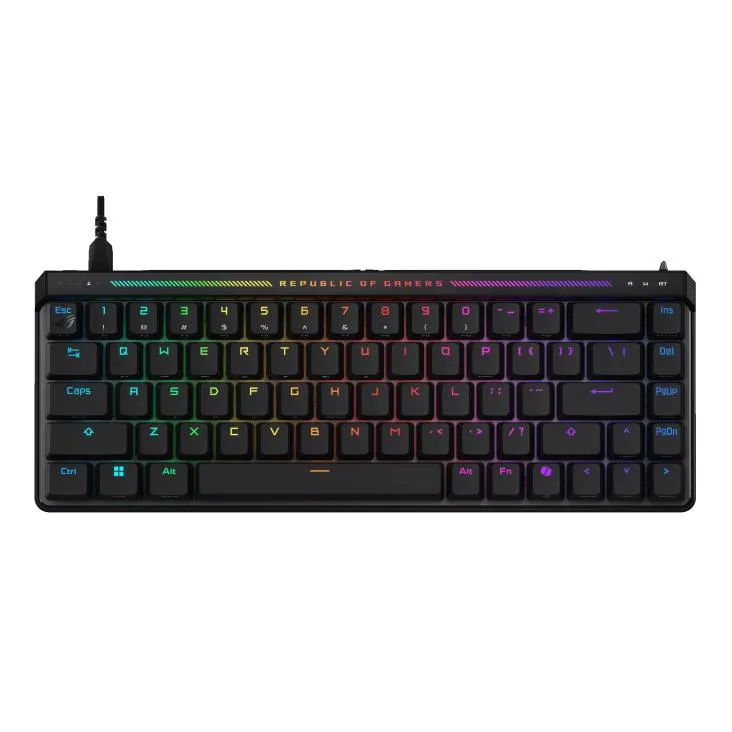 ASUS ASUS ROG Falchion Ace HFX PBT 65% gaming keyboard — product photo