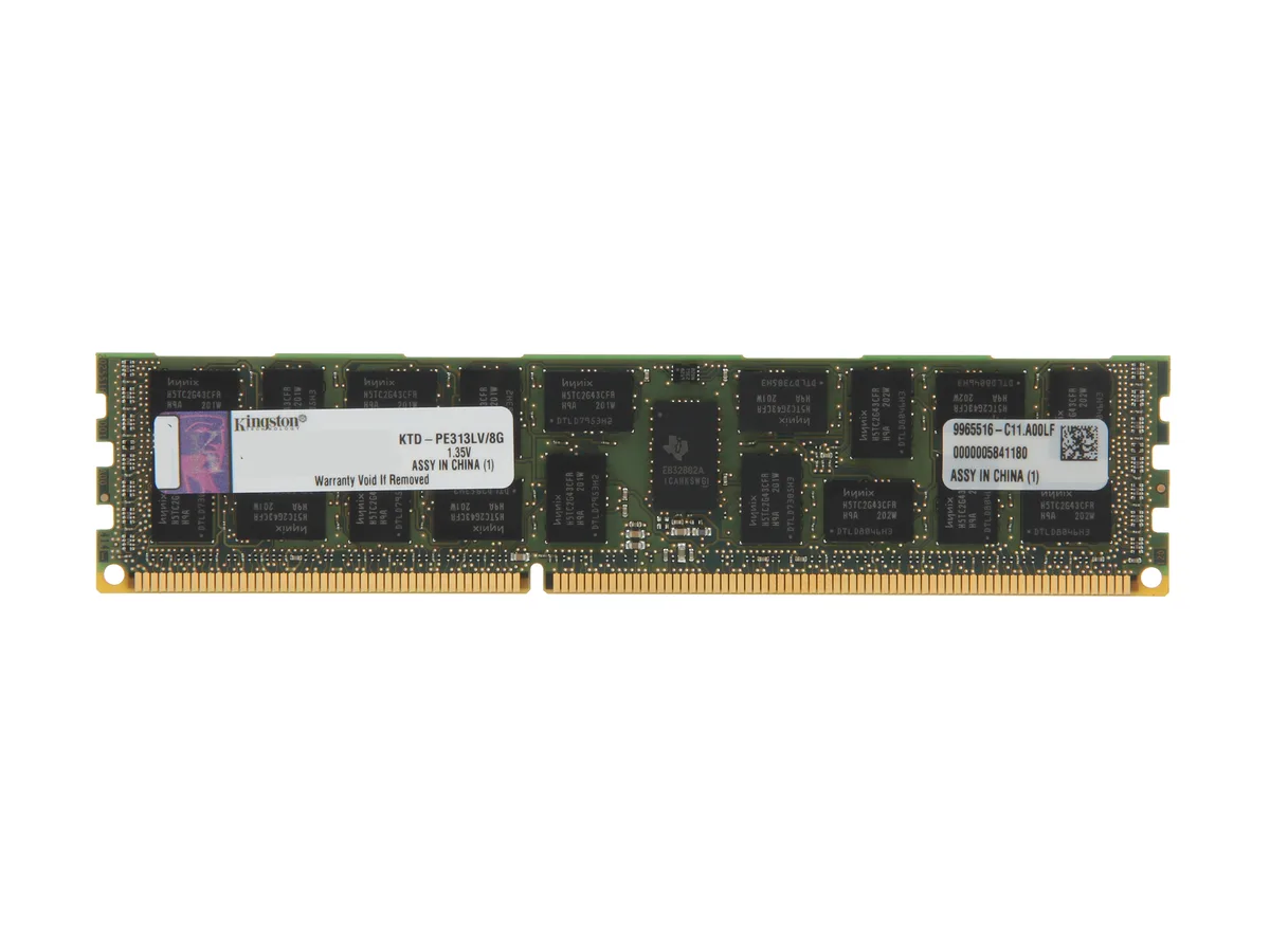 Kingston Technology Corp. Kingston Technology Corp. KTD-PE313LV/8G 8GB DDR3 1333 ECC Registered server RAM — φωτογραφία προϊόντος