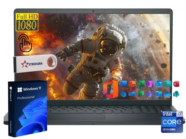 DELL DELL Inspiron 3530 business laptop 15.6" FHD Touch i7-1355U 64GB 2TB NVME Windows 11 Pro — 商品写真