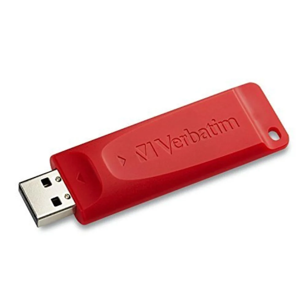 VERBATIM Verbatim Store 'n' Go 128GB USB 2.0 Flash Drive Red 98525 — תמונת המוצר