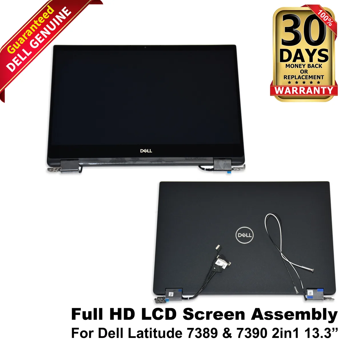 DELL DELL K1PK5 13.3" Full HD LCD Screen Assembly Latitude 7389 7390 2-in-1 — product photo