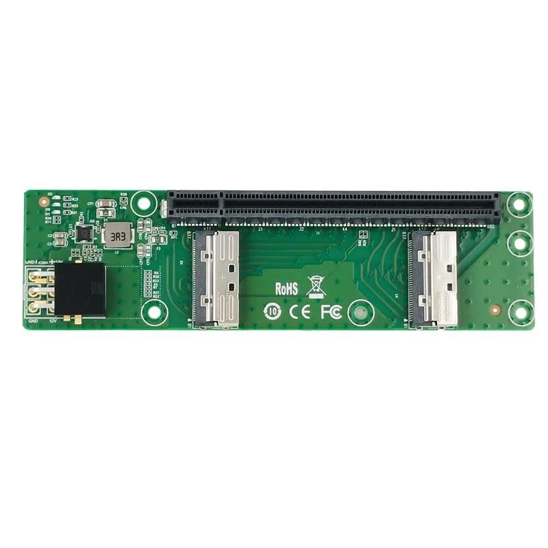 eshinreal eshinreal 2-Port MCIO to PCIe 5.0 x16 Adapter Card — снимка на продукта