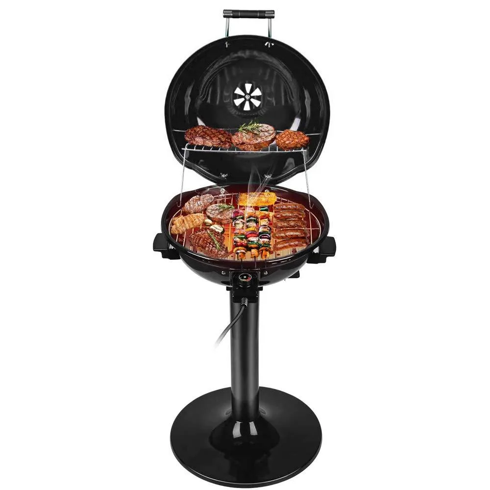  Techwood TWBG-01 Electric BBQ Grill 1600W Stand Black — termékfotó