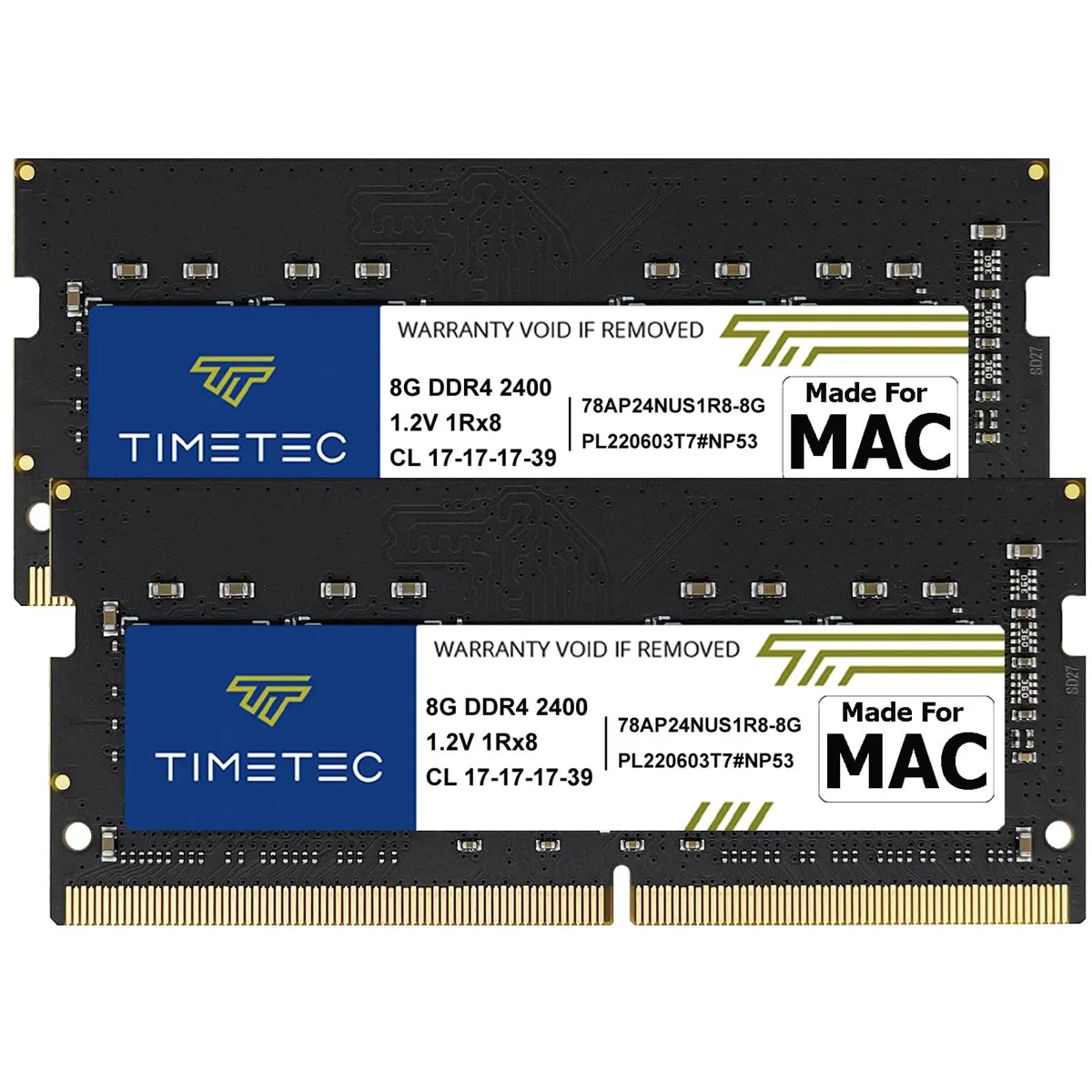 Timetec Timetec 16GB (2x8GB) DDR4 2400 CL17 SODIMM for 2017 iMac — ภาพสินค้า