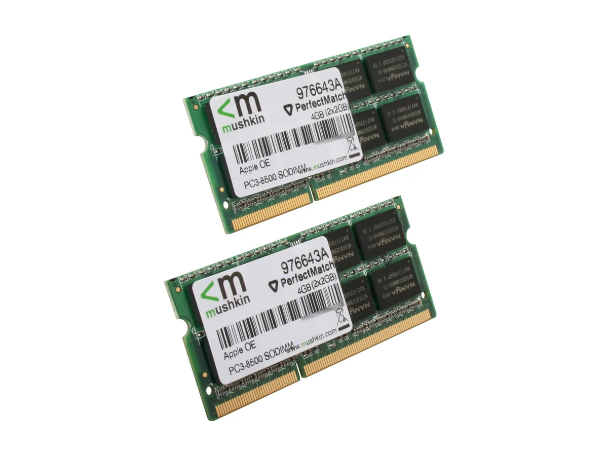 Mushkin Enhanced Mushkin Enhanced 976643A 4GB (2 x 2GB) DDR3 1066 SO-DIMM memory upgrade — صورة المنتج