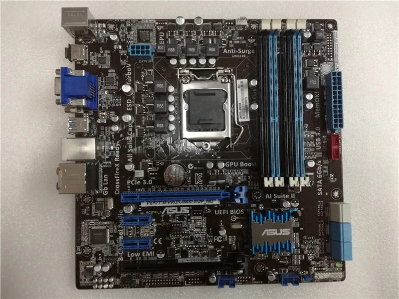 DoDo DIY DoDo DIY ASUS CM6870 P8H77-M PRO Intel H77 LGA1155 SATA Motherboard — photo du produit