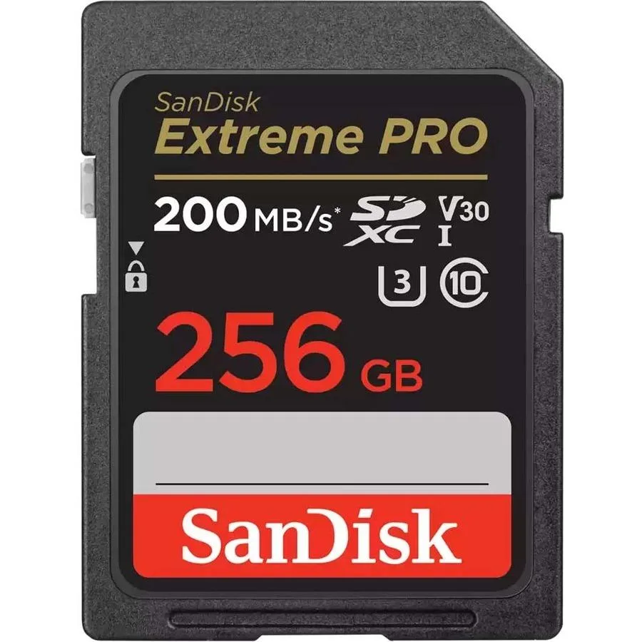 SanDisk SanDisk Extreme PRO 256 GB SDXC UHS-I U3 V30 SDSDXXD256GANCIN — תמונת המוצר