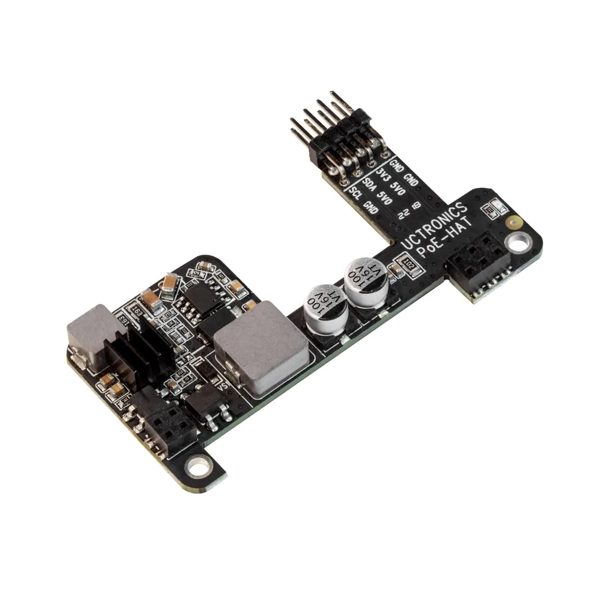 KEHIPI KEHIPI PoE HAT Raspberry Pi 4B/3B+ 802.3af 12.5W U6109 — 제품 사진