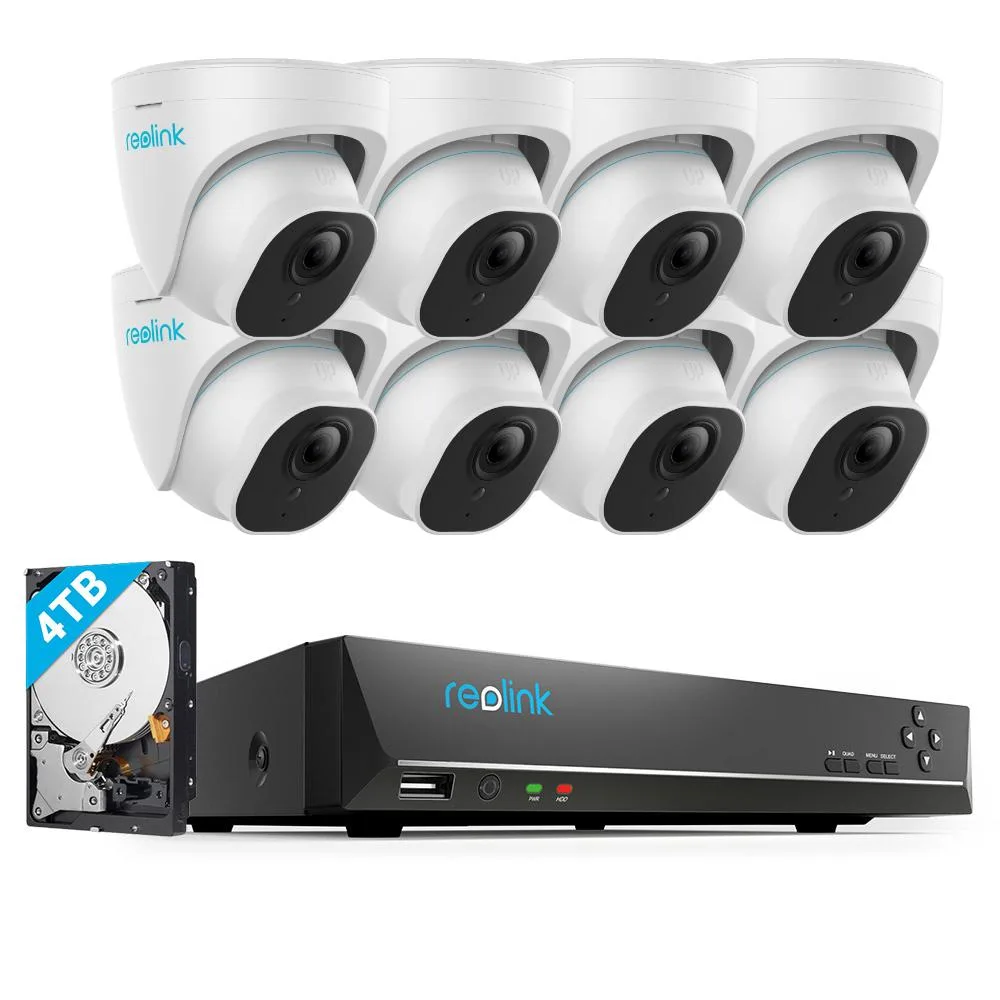 Reolink Reolink RLK16-820D8-A 16CH 4K PoE Surveillance Security System 8×8MP 4TB HDD — product photo
