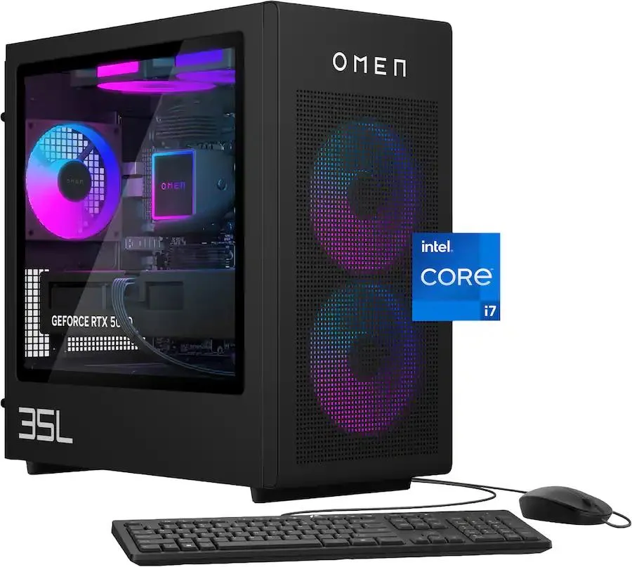 HP HP OMEN 35L Gaming Desktop i7-14700F RTX 5080 32GB 1TB Shadow Black — photo du produit