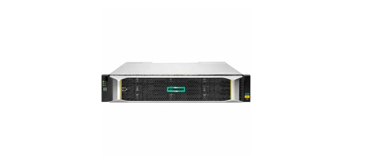 A 2U rack storage array with twelve front drive bays and dual power supplies