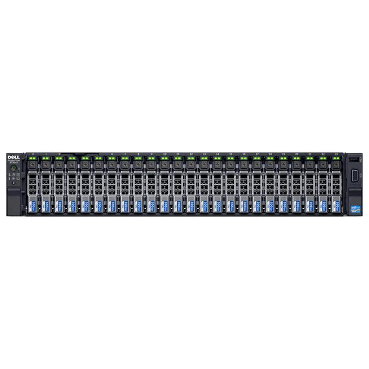 DELL DELL PowerEdge R730xd rack server 2x Xeon E5-2660 v4 2.0GHz 14-core 768GB DDR4 24-bay 2.5" 2U — product photo
