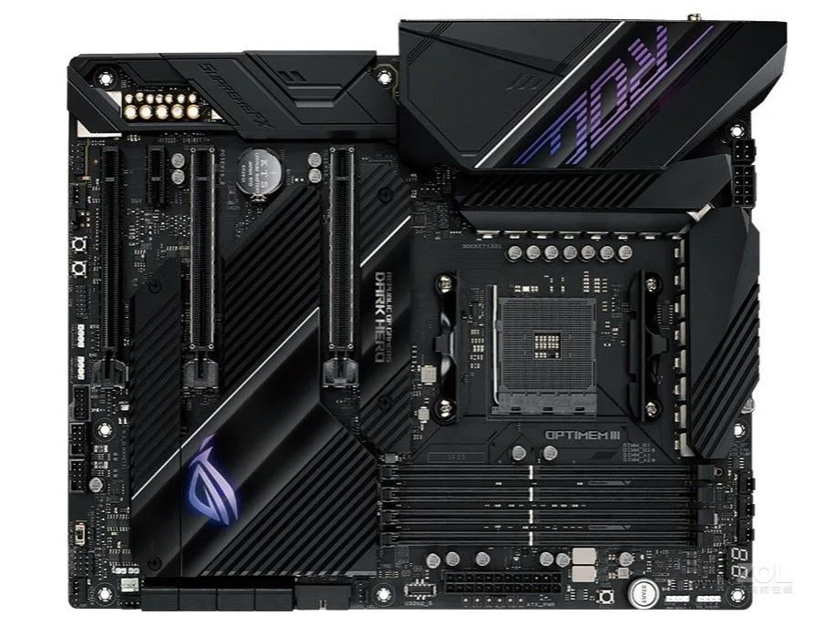ASUS ASUS ROG Crosshair VIII Dark Hero AMD motherboard AM4 DDR4 128GB ATX — product photo