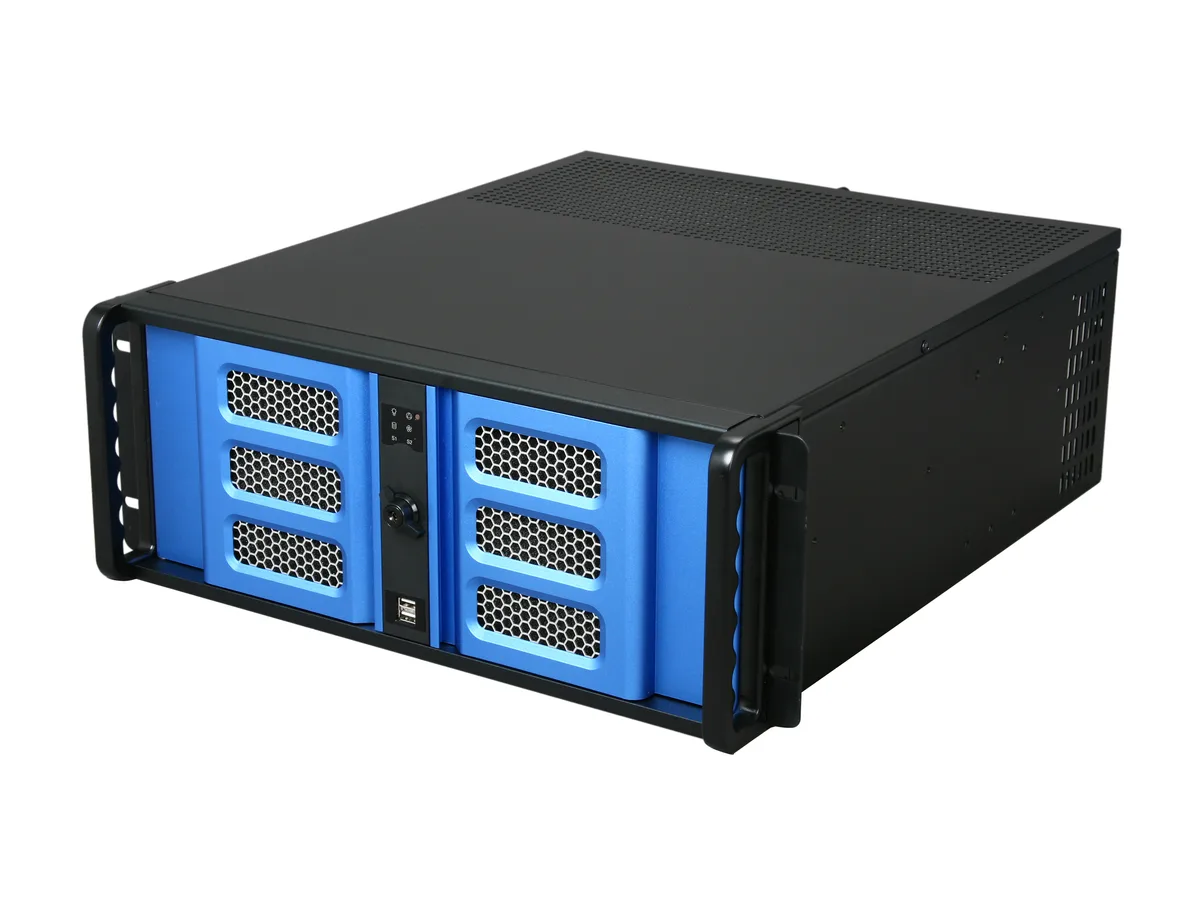 iStarUSA Inc. iStarUSA Inc. D-400-6SE 4U Rackmount Server Chassis — 商品写真
