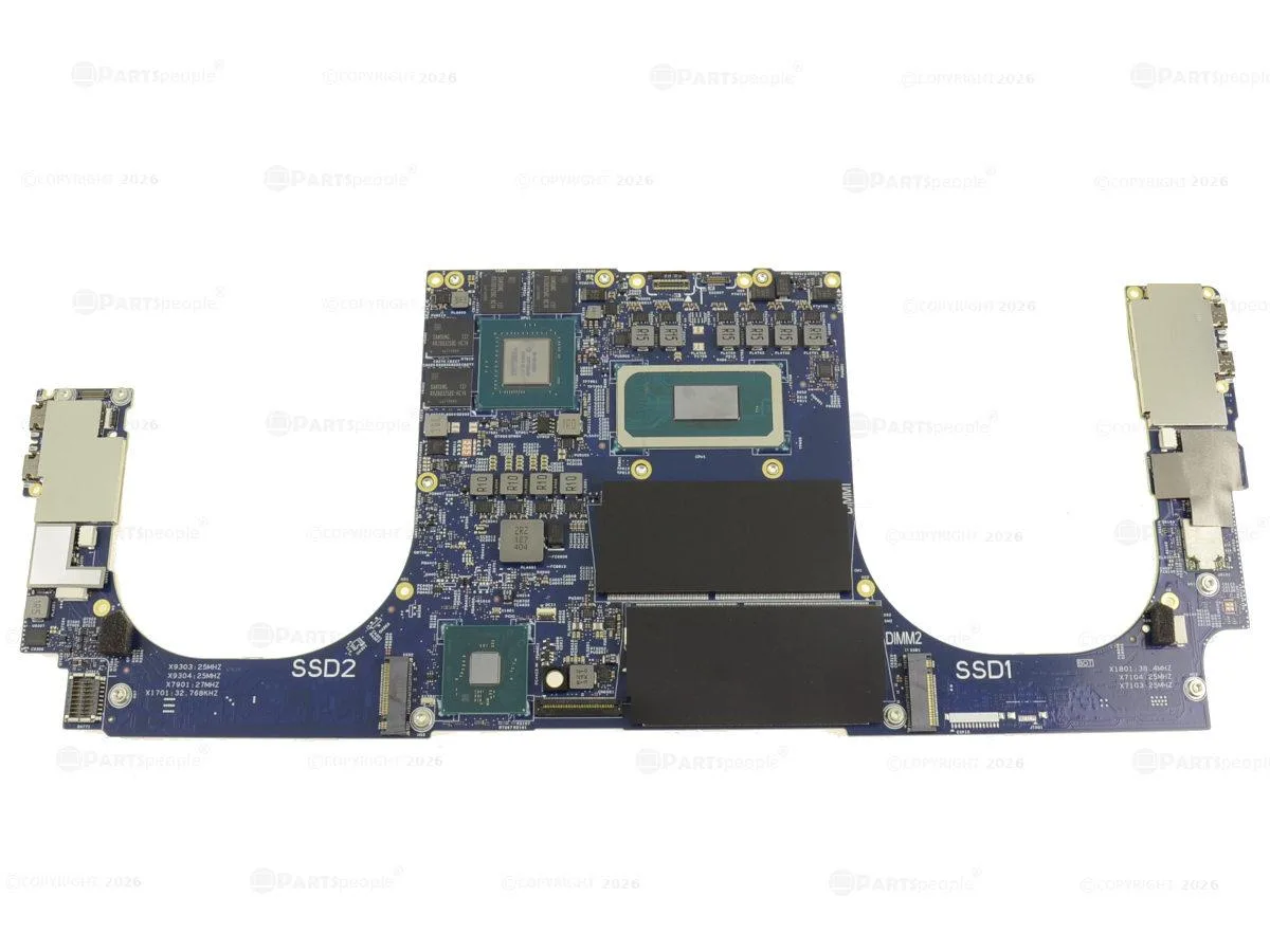 DELL DELL Precision 5760 Motherboard Xeon W-11855M RTX A2000 4GB M2D27 — photo du produit