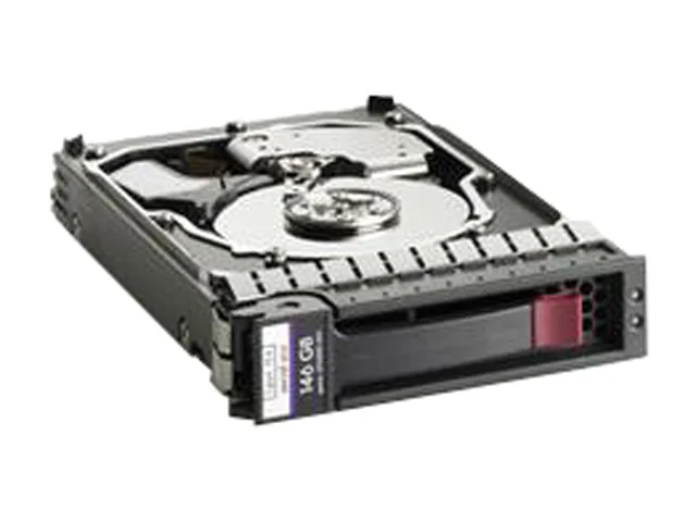 Silver 3.5 inch bare SATA hard drive with exposed circuit board
