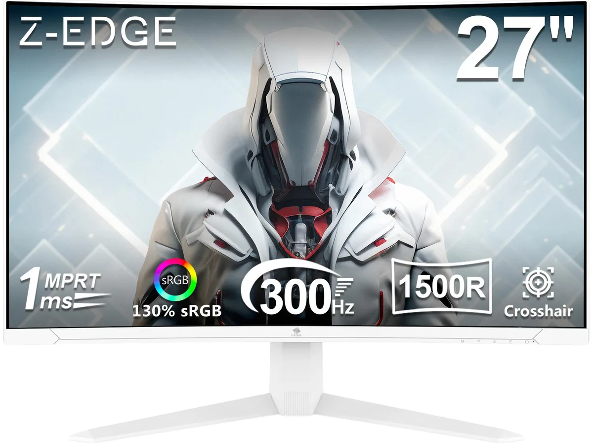 Z-EDGE Z-EDGE 27" 300Hz 1ms Curved Gaming Monitor — product photo
