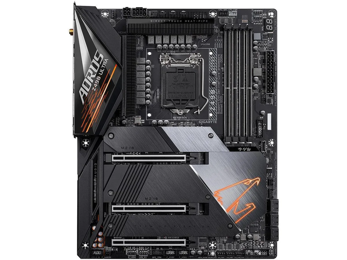 GIGABYTE GIGABYTE Z490 Aorus Ultra LGA 1200 DDR4 Intel motherboard — photo du produit